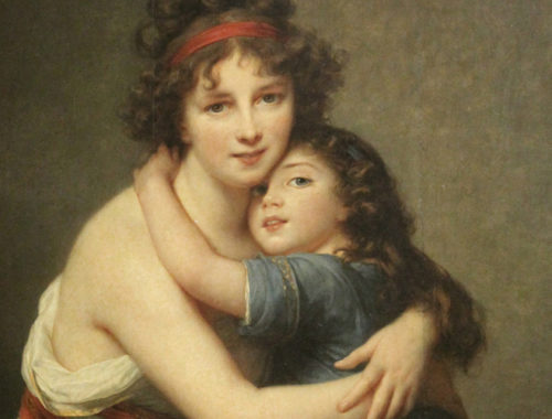 Autoretrato de Élisabeth Vigée Le Brun e sua filha (1789)